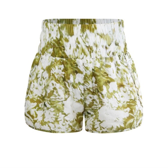 (A8) NEW Free People Movement The Way Home Printed Shorts / Green Combo, Size S - Picture 4 of 12
